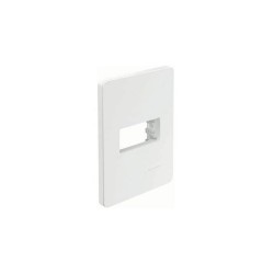Tapa de 1 ventana chasis color blanco N1371-BL