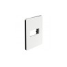 Tapa de 1 ventana chasis color negro N1371-BN