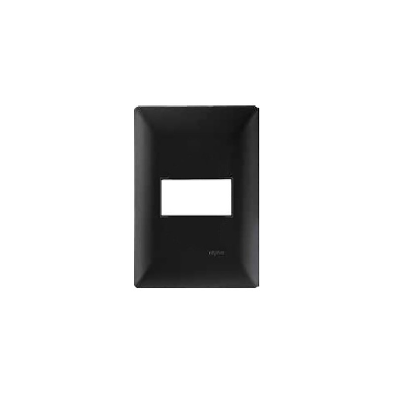 Tapa de 1 ventana color black E913BK1 ALPHA