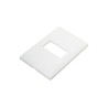 Tapa de 1 ventana Lexan color blanco E913BN1 ALPHA