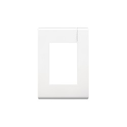 Tapa de 3 módulos color blanco