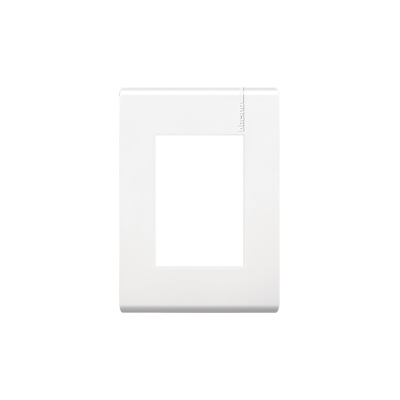 Tapa de 3 módulos color blanco