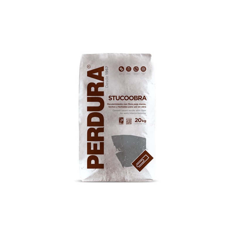 Stucoobra 20 kg color blanco