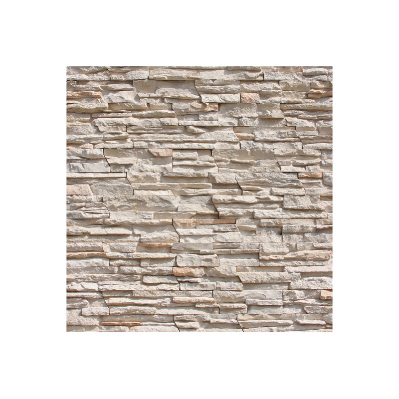 Piedra cultivada Carolina blanco, caja con 1 m2