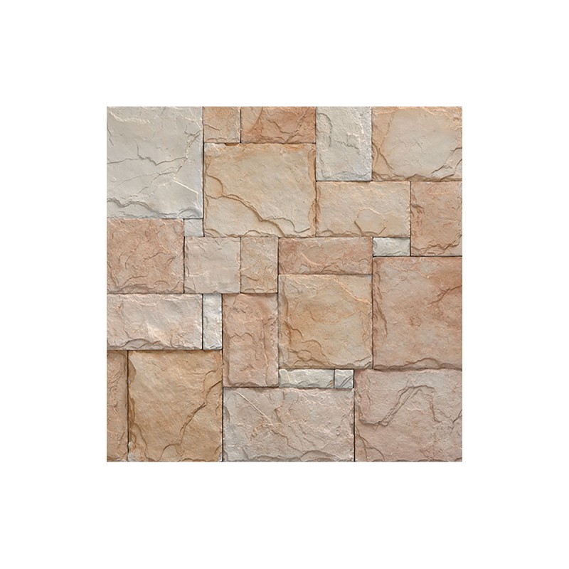 Piedra cultivada castillo Europa beige, caja con 1.20 m2