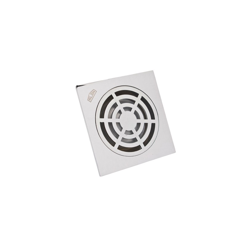 Coladera 4" x 4" acabado cromo