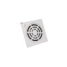 Coladera 6"x 6" acabado cromo 220