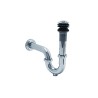 Céspol con sistema push para lavabo 207 acabado cromo