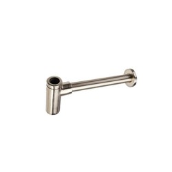 Céspol de latón minimalista sin contra 211.9INOX acabado en acero inoxidable