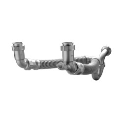 Céspol doble tarja flexible para fregadero