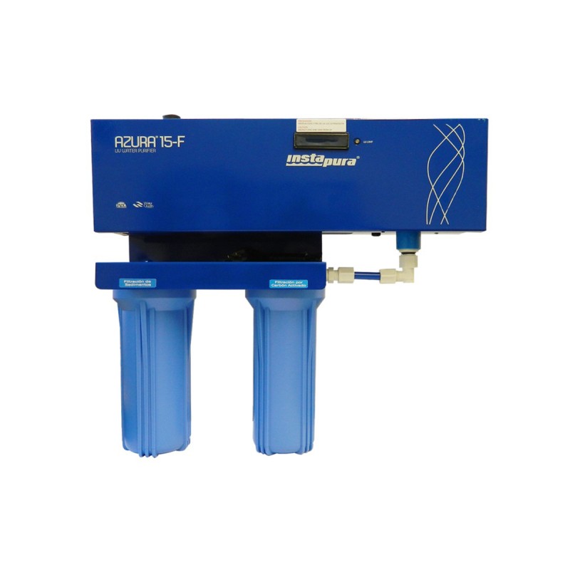 Purificador de agua 15 lts x min UV con sensor, alarma inteligente y cartuchos