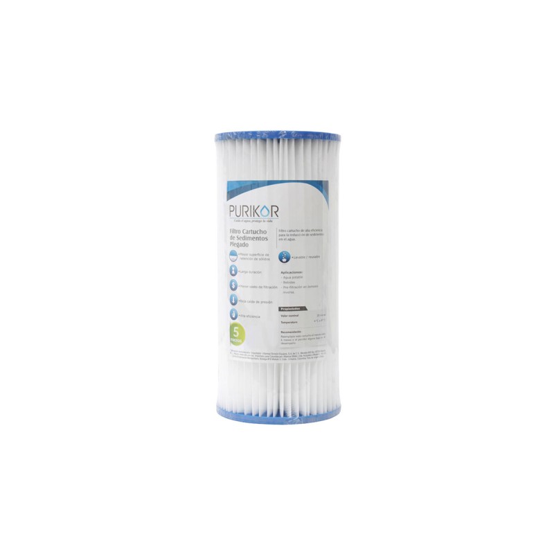 Cartucho celulosa de poliester 10"  PKCPL4.5X10X20