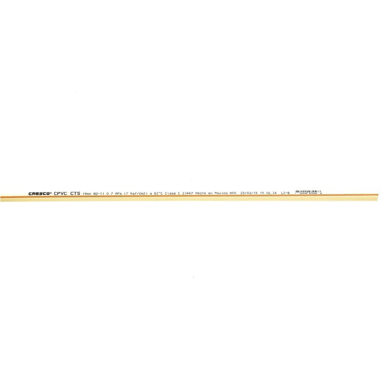 Tubo CPVC 19 mm RD-11
