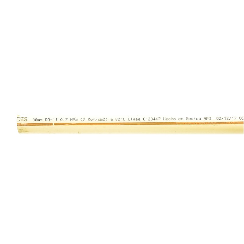Tubo CPVC 38 mm RD-11