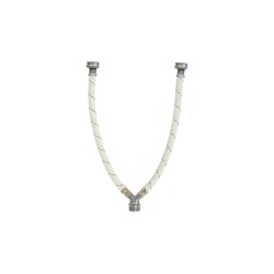 Conector flexible "Y" para lavadora 3/4" N.H. X 3/4" N.H.