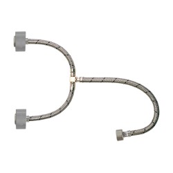 Conector T 1/2 1/2 para lavabo 55 cm