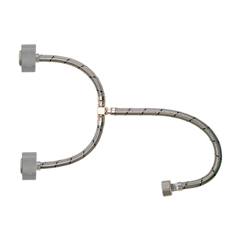 Conector T 1/2 1/2 para lavabo 55 cm