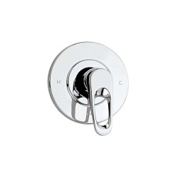 Monomando Aqua para regadera E-77 acabado cromo