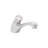 Llave individual temporizadora para lavabo con filtro acabado cromo
