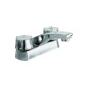 Mezcladora de 4" con manerales Queen 46QC acabado cromo
