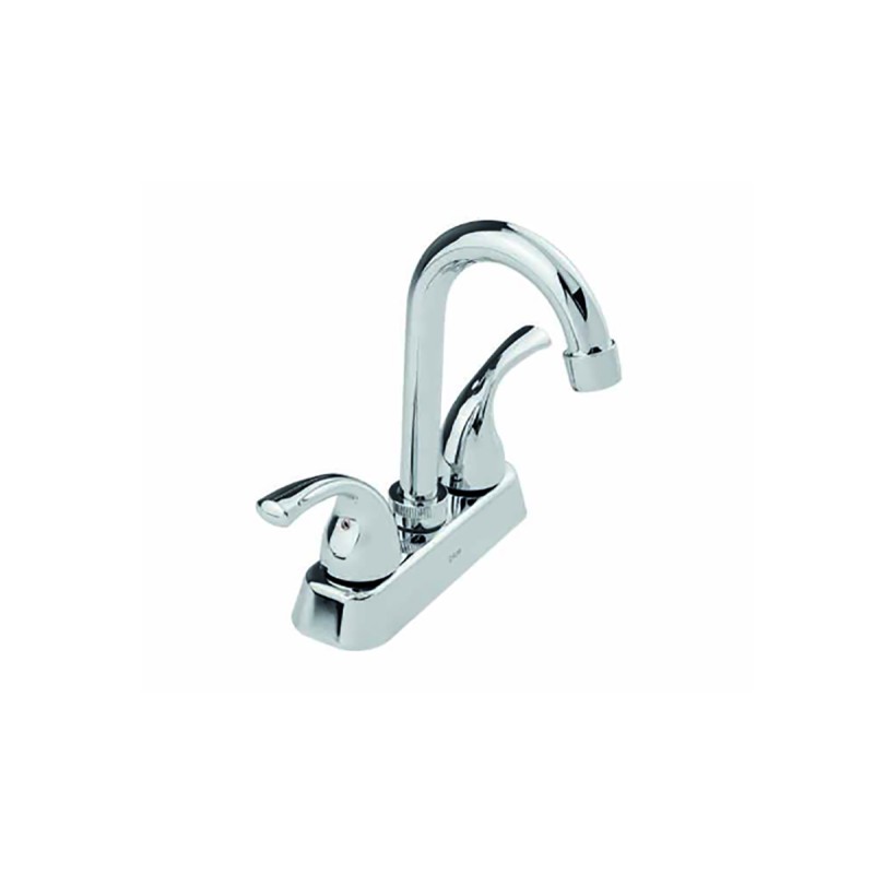Mezcladora de 4" para lavabo acabado cromo