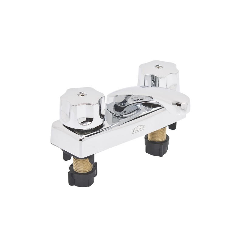 Mezcladora de 4" para lavabo con manerales