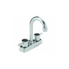 Mezcladora de 4" para lavabo terminado cromo