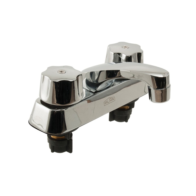 Mezcladora de 4" para lavabo vuelta completa cubierta de acero inoxidable
