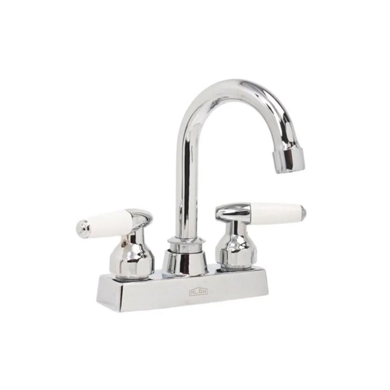 Mezcladora de 4" para lavabo tipo bar cubierta de Zamac mod. 2400