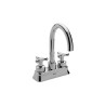 Mezcladora de lavabo 4" Atica HM214 acabado cromo
