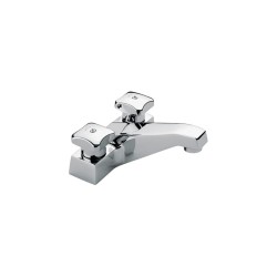 Mezcladora de lavabo integral 4" MI-01 acabado cromo