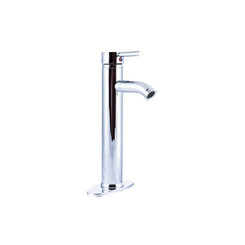 Monomando alto para lavabo acabado cromo