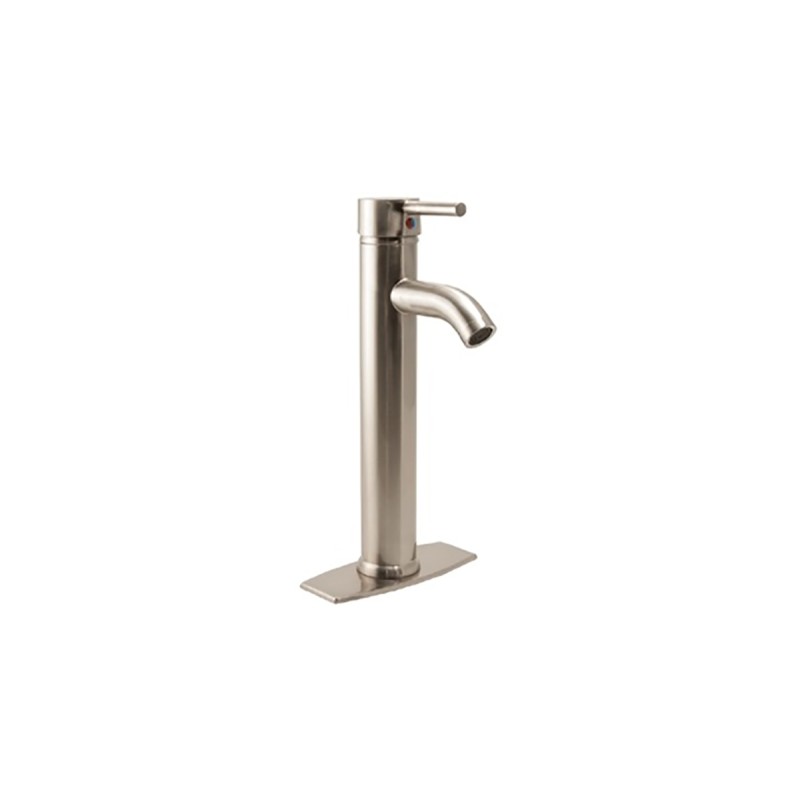 Monomando alto para lavabo acabado satín