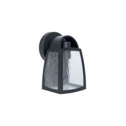 Farol Sirio de sobre poner en muro,color negro 20FTL3424MVN
