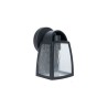 Farol Sirio de sobre poner en muro,color negro 20FTL3424MVN