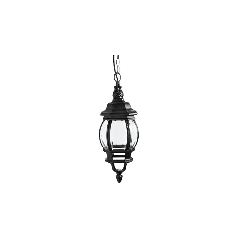 Farol suspendido Siena II negro FTL-7356/N
