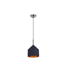 Lámpara colgante Auva CTL-7432/N color negro