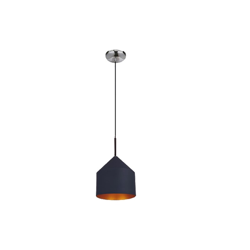 Lámpara colgante Auva CTL-7432/N color negro