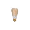 Bombilla incandescente decorativa vintage humo Campana ST64-35W-E27-HUMO