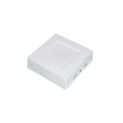 Lámpara LED de sobreponer cuadrada color blanco