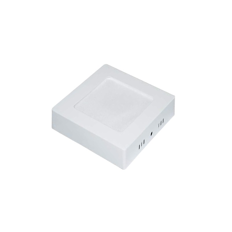 Lámpara LED de sobreponer cuadrada color blanco