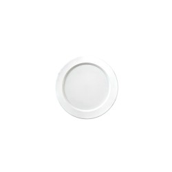 Lampara plafón LED para empotrar en techo, luz cálida  EM-DO12W30-432B acabado blanco