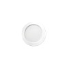 Lampara plafón LED para empotrar en techo, luz cálida  EM-DO12W30-432B acabado blanco
