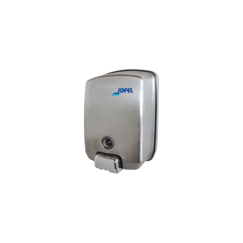 Dispensador de jabón acabado satinado