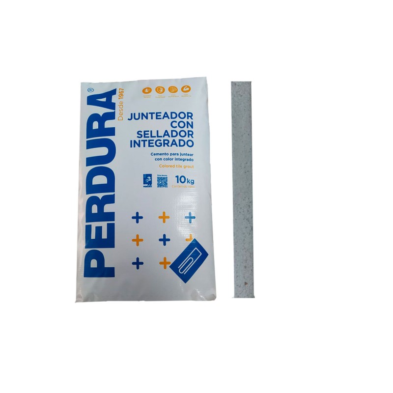 Junteador con sellador integrado color aluminio bolsa de 10 kilos