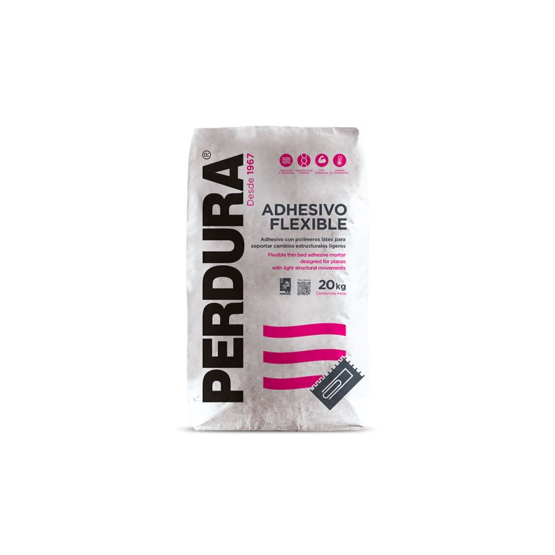 Adhesivo flexible 20 kg blanco