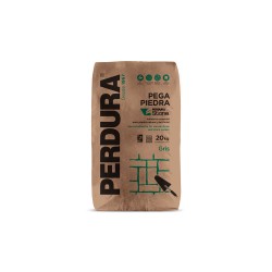 Pega piedra gris 20 Kg