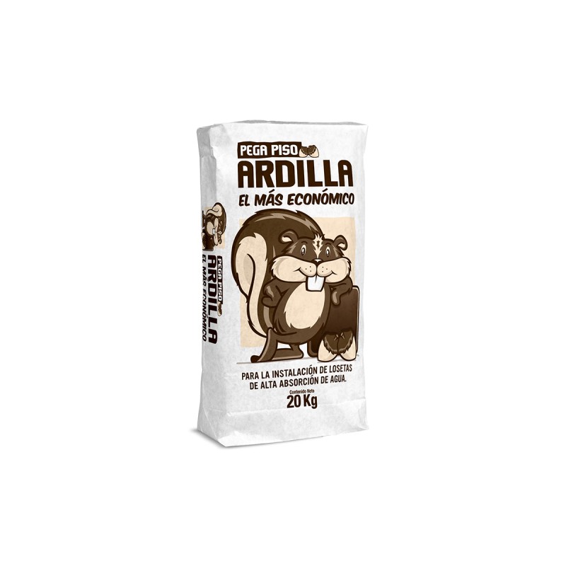 Pega piso Ardilla 20 kg gris