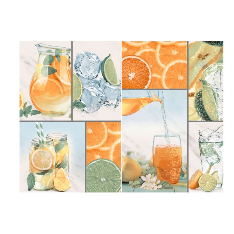 Juego de Inserto Zen para cocina, 20 x 30 cm