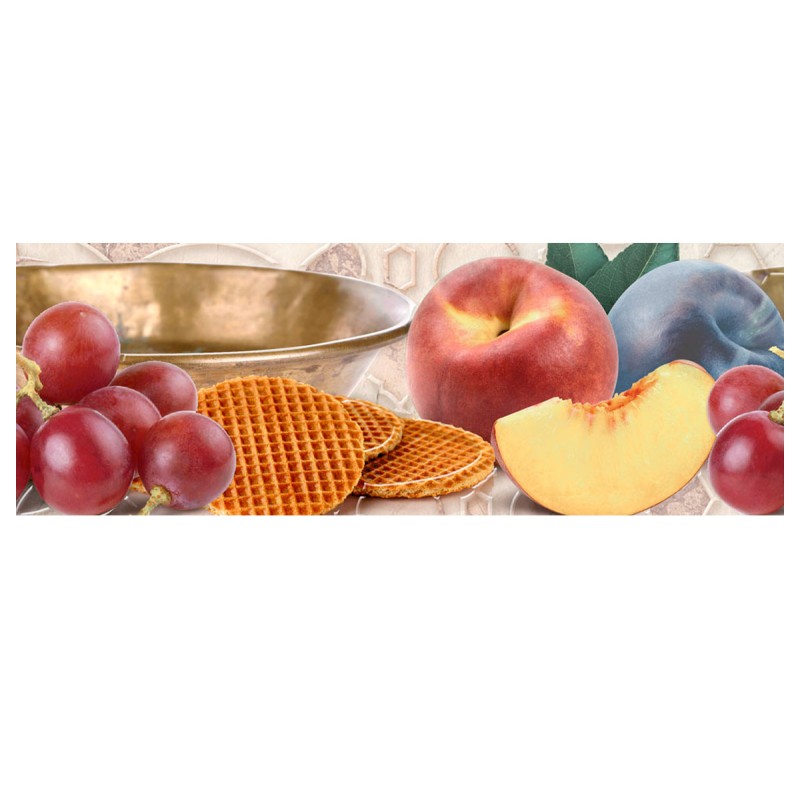 Listel Bekon beige para cocina de 7.3 x 20.7 cm